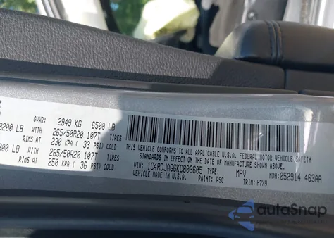 2019 Dodge Durango Sxt Awd z USA, uszkodzony, nr VIN 1C4RDJAG6KC803605